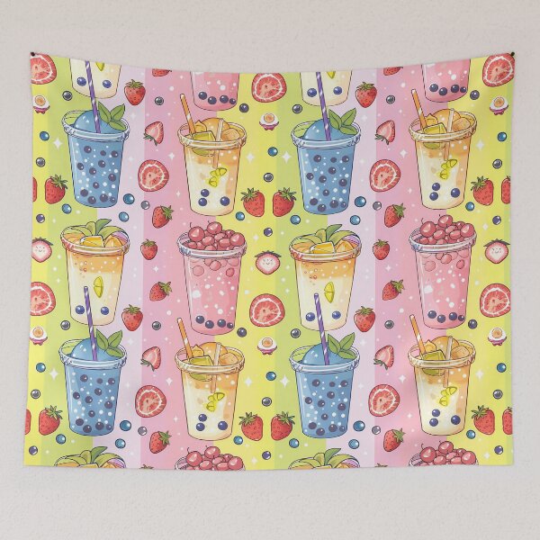 Item preview, Rainbow Tea Bubble #4 designed and sold by PSKStudio.