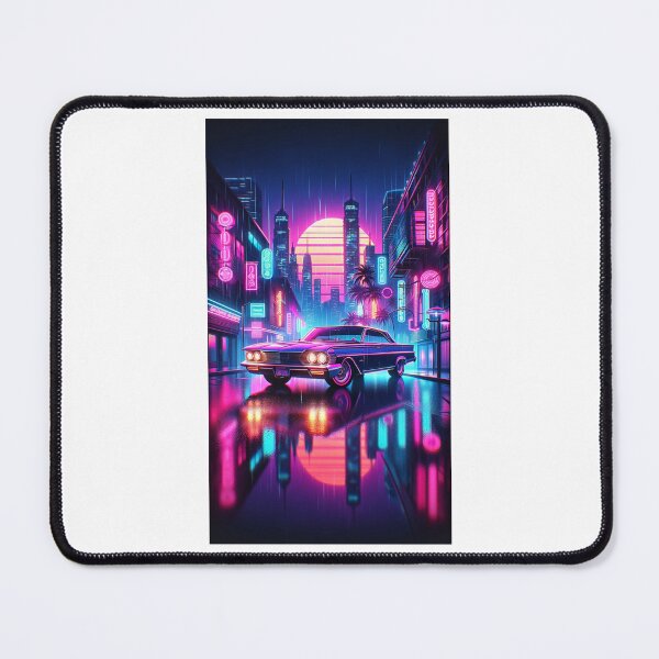 Item preview, Neon Noir Nightscape designed and sold by DreamAlongArt.