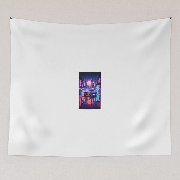 Item preview, Neon Noir Nightscape designed and sold by DreamAlongArt.