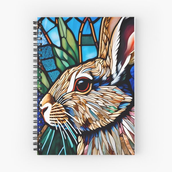 Item preview, Cute Stained Glass Bunny designed and sold by TheArtOfPat.