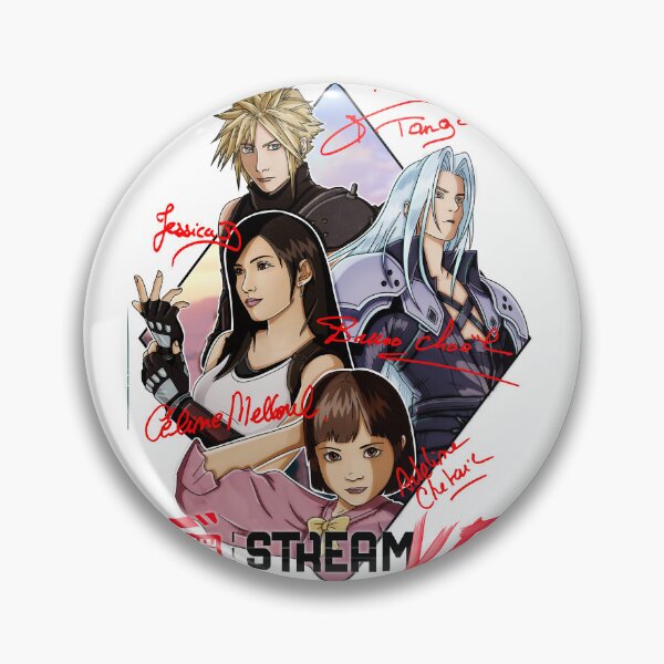 Item preview, StreamVF Final Fantasy 7 Version black signatures White background StreamVF designed and sold by StreamVF.