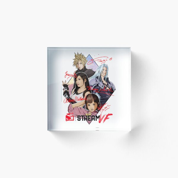 Item preview, StreamVF Final Fantasy 7 Version black signatures White background StreamVF designed and sold by StreamVF.