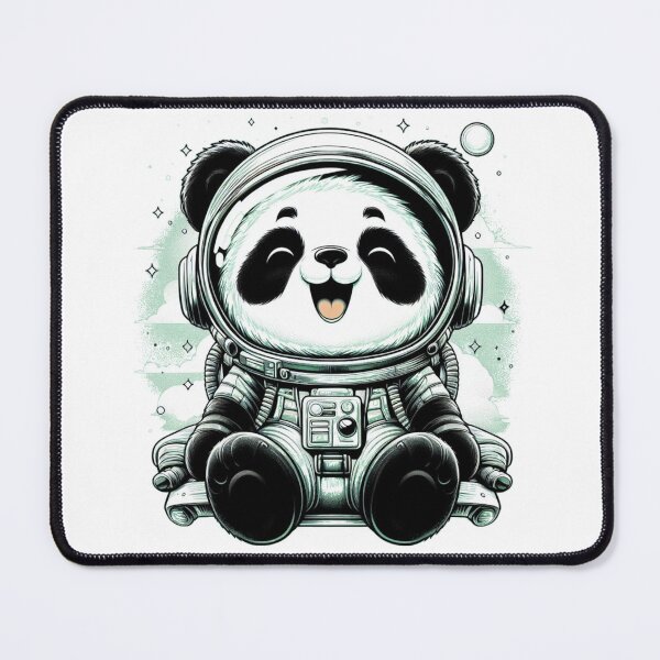 Item preview, "Happy Panda Astronaut: Journey to the Stars" designed and sold by Pearlsiwa.