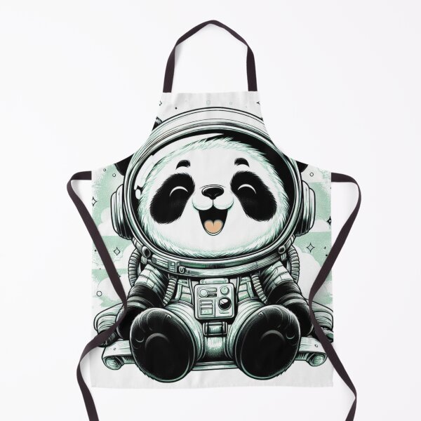 Item preview, "Happy Panda Astronaut: Journey to the Stars" designed and sold by Pearlsiwa.