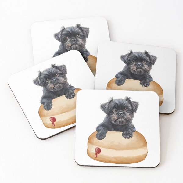 Item preview, Cute Affenpinscher Donut Dog  designed and sold by TheAnimalZ00.