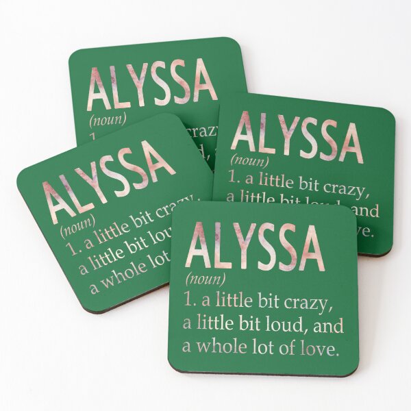 Item preview, Alyssa Girl Name Definition designed and sold by SILVERst33.