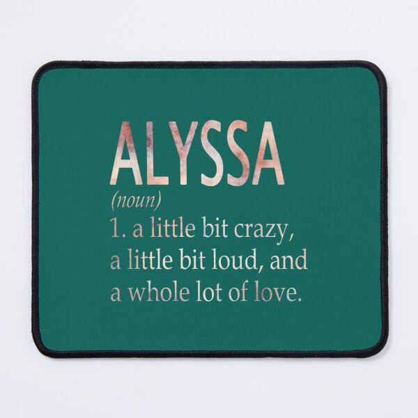 Item preview, Alyssa Girl Name Definition designed and sold by SILVERst33.