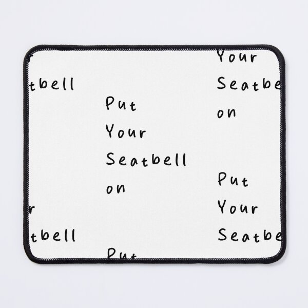 Item preview, Put Your Seatbelt On | Safety Reminder Minimalist Design | Minimalist Style | Handwritten Font designed and sold by RM-Journey.