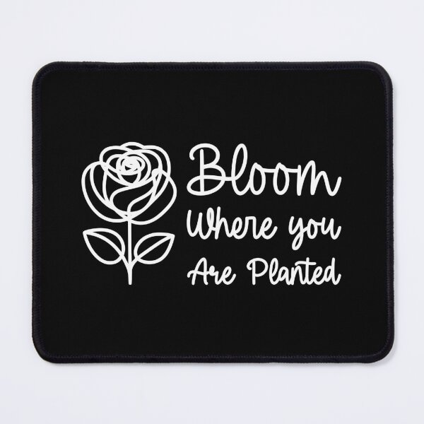 Item preview, Bloom Where You Are Planted White Rose designed and sold by PMCreative.