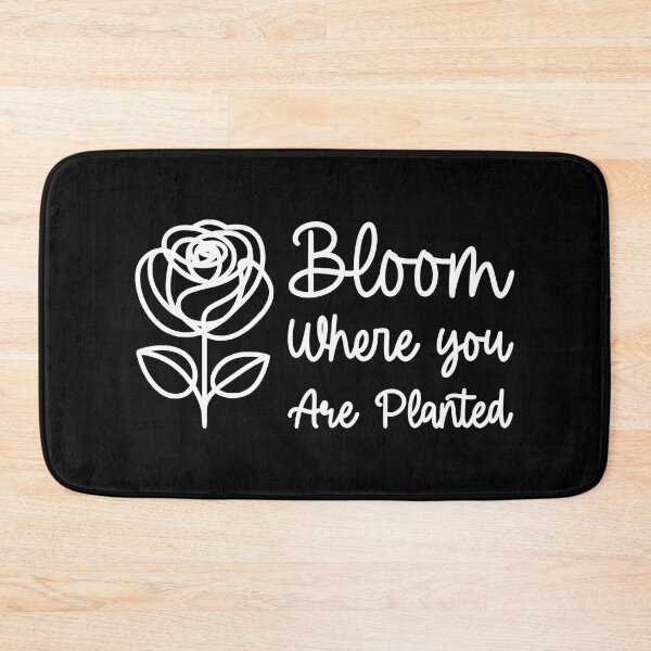 Item preview, Bloom Where You Are Planted White Rose designed and sold by PMCreative.