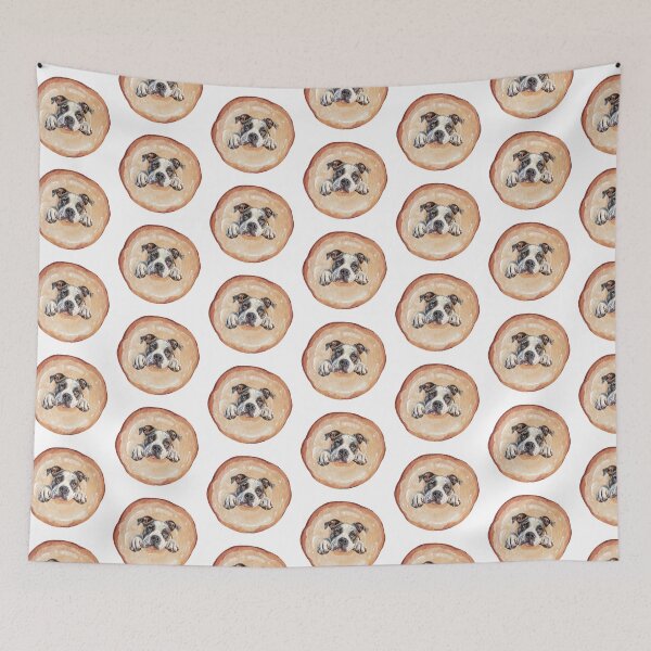 Item preview, American Bulldog Donut Dog  designed and sold by TheAnimalZ00.
