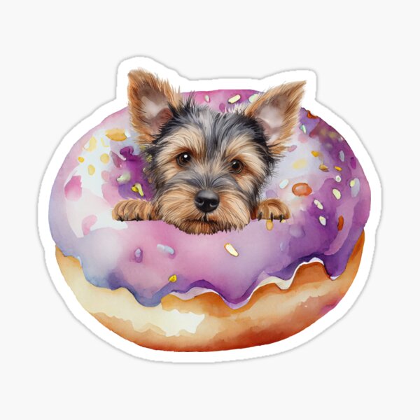 Item preview, Australian Terrier Donut  designed and sold by TheAnimalZ00.
