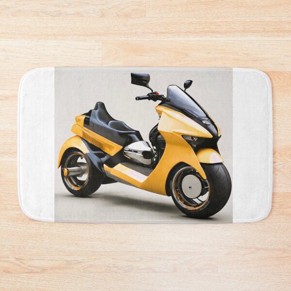Artikelvorschau, gelbes zweisitziges Motorrad entworfen und verkauft von janjacbu.