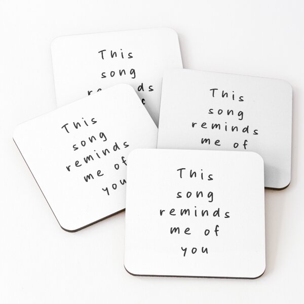 Item preview, This Song Reminds Me of You - Sentimental Song Connection  | Minimalist Style | Handwritten Font designed and sold by RM-Journey.