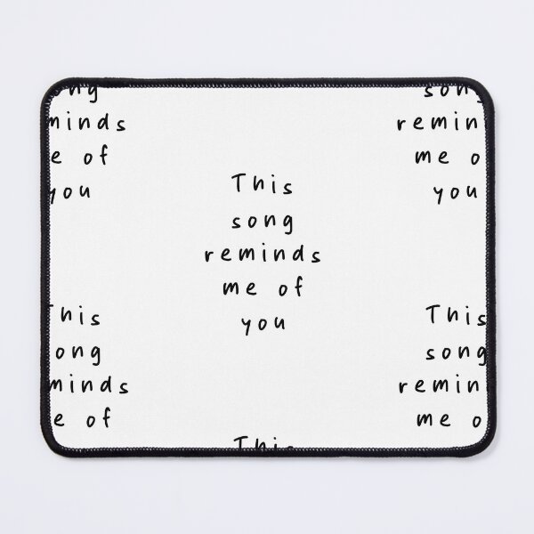 Item preview, This Song Reminds Me of You - Sentimental Song Connection | Minimalist Style | Handwritten Font designed and sold by RM-Journey.