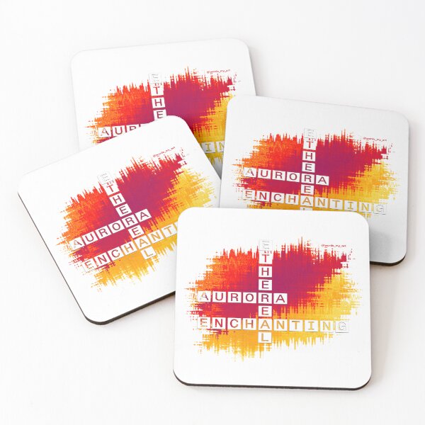 Item preview, Aurora, Ethereal and Enchanting Crossword designed and sold by words-my-art.