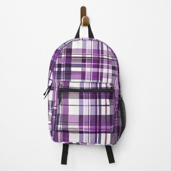 Item preview, Purple Plaid Pattern Print designed and sold by PinUpPizzazz.