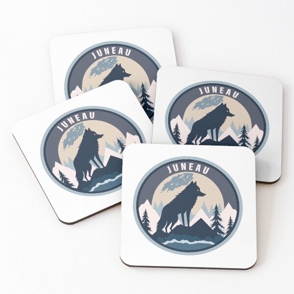 Item preview, Big bad wolf under the moon in a snowy forest in alaska designed and sold by Davimonst.