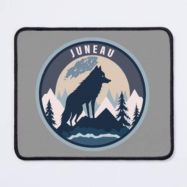 Item preview, Big bad wolf under the moon in a snowy forest in alaska designed and sold by Davimonst.