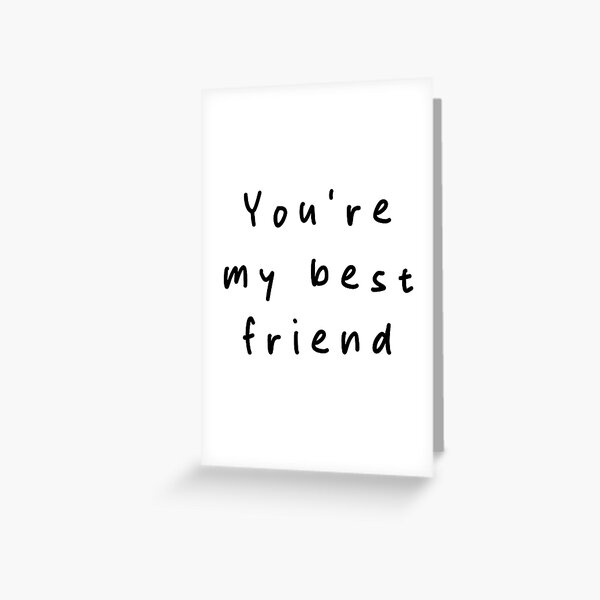 Item preview, You're my best friend   | Minimalist Style | Handwritten Font designed and sold by RM-Journey.