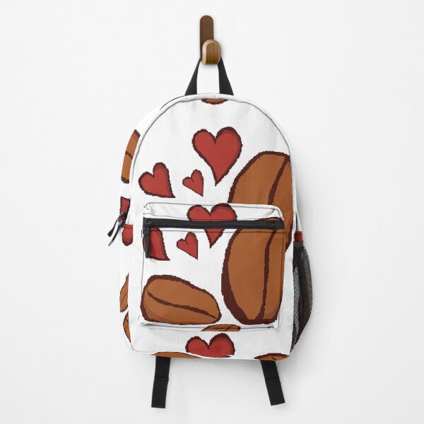 Item preview, red heart love coffee bean pixel art designed and sold by pepechanpixel.