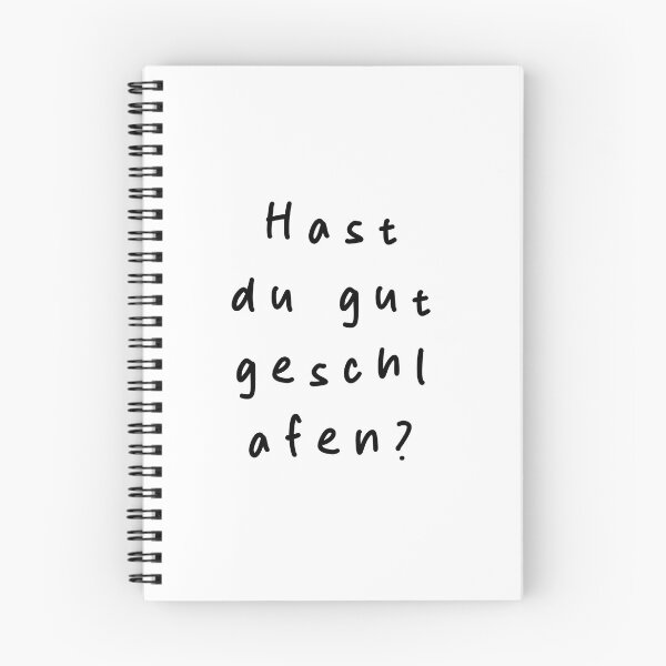 Item preview, Hast du gut geschlafen? | Minimalist Style | Handwritten Font designed and sold by RM-Journey.