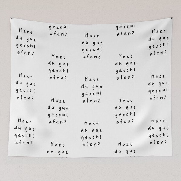 Item preview, Hast du gut geschlafen? | Minimalist Style | Handwritten Font designed and sold by RM-Journey.