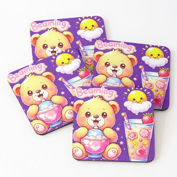 Item preview, Cute bear drinks mojitos. designed and sold by moni0490.