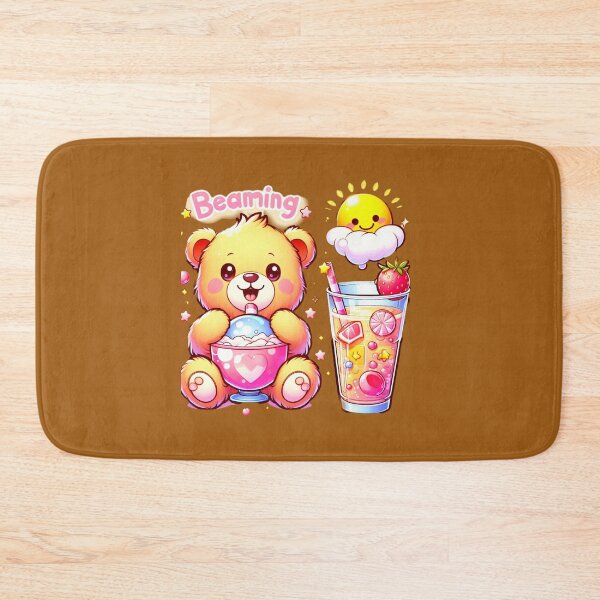 Item preview, Cute bear drinks mojitos. designed and sold by moni0490.