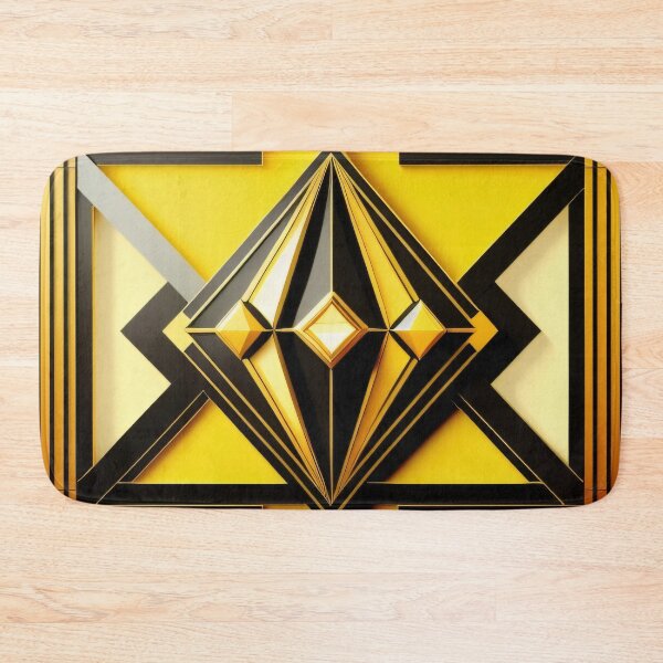 Item preview, Gold Art Deco Style design 072 designed and sold by fleesphotos.