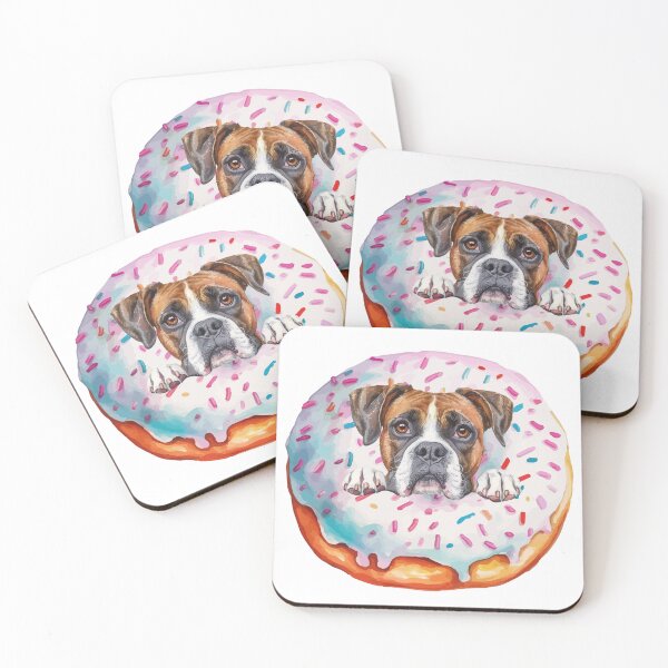 Item preview, Boxer Dog Donut  designed and sold by TheAnimalZ00.