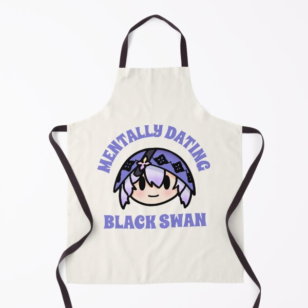 Item preview, Honkai star rail mentally dating black swan typography game chibi | Morcaworks designed and sold by Morcawork.