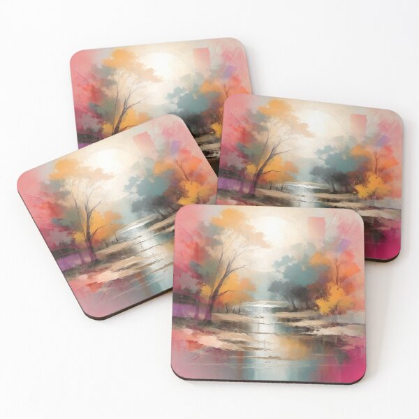 Item preview, Tranquil Waters: Abstract Stream Landscape designed and sold by Sanctum Icons.
