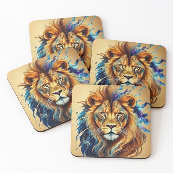 Item preview, Thunderous Majesty: Lion in Alcohol Ink designed and sold by Rmoneystore123.