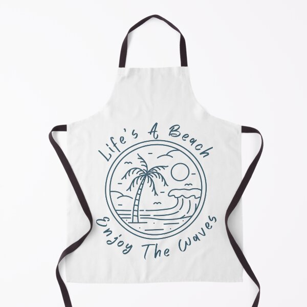 Item preview, Life’s A Beach, Enjoy The Waves - Tropical Paradise Line Art designed and sold by Hill Strom.