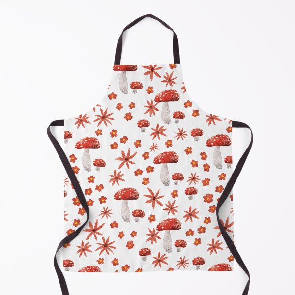 Item preview, Red toadstool mushroom print designed and sold by pinkyfish1010.