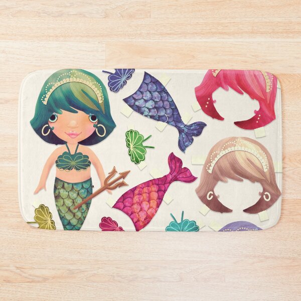 Item preview, Vintage Paper Doll Mermaid designed and sold by Karin Taylor.