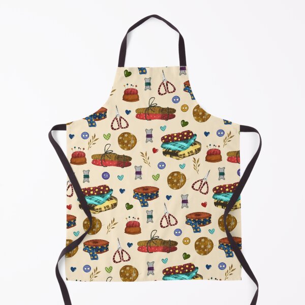 Item preview, Sewing tools seamless pattern designed and sold by pinkyfish1010.