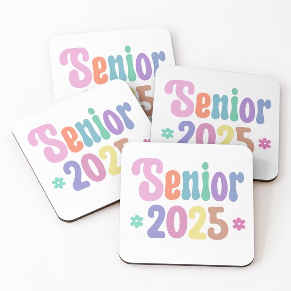 Item preview, Senior 2025 Multicolored Retro Vibe designed and sold by clounewcomb.