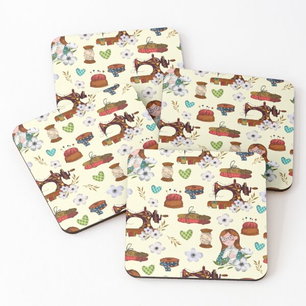Item preview, Dressmaker seamless pattern designed and sold by pinkyfish1010.