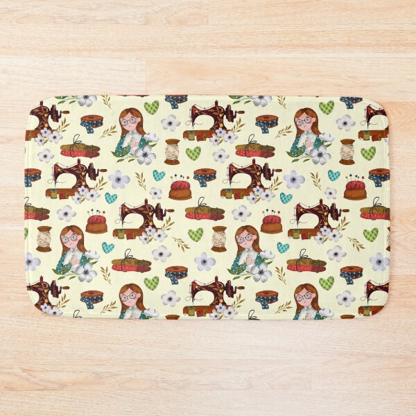 Item preview, Dressmaker seamless pattern designed and sold by pinkyfish1010.