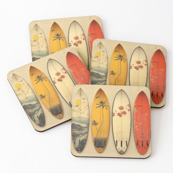Artikelvorschau, Sunset Swell: Surfbrettkunst entworfen und verkauft von UnTangle.