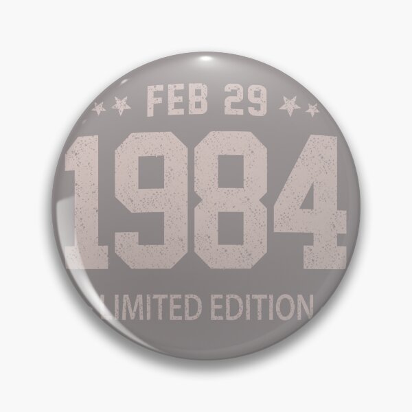 Item preview, Feb 29 1984 Limited Edition Leap Year Birthday 2024 designed and sold by JDVNart.