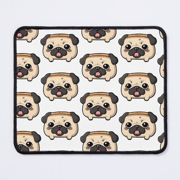 Item preview, Cute Kawaii Pug designed and sold by PowesomePets.