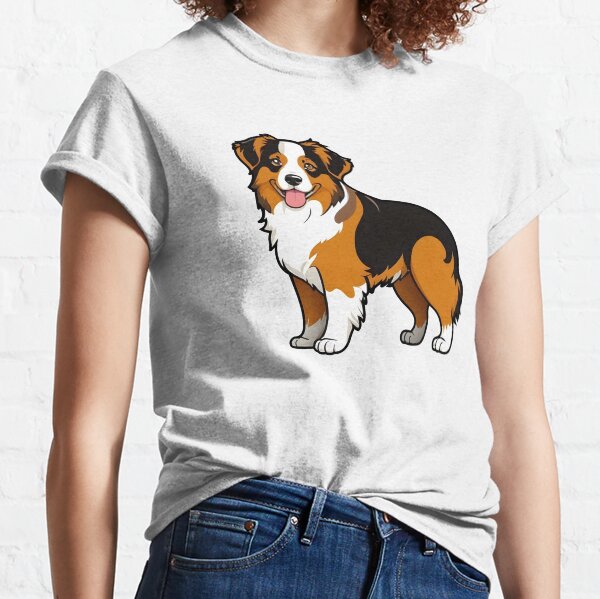 Mini australian shop shepherd t shirts