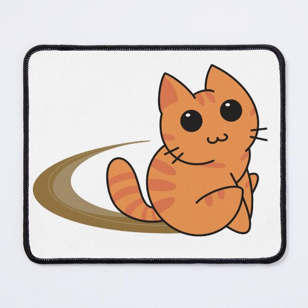 Item preview, Orange Tabby Cat Dragging Butt On Floor designed and sold by MysteryPotion.