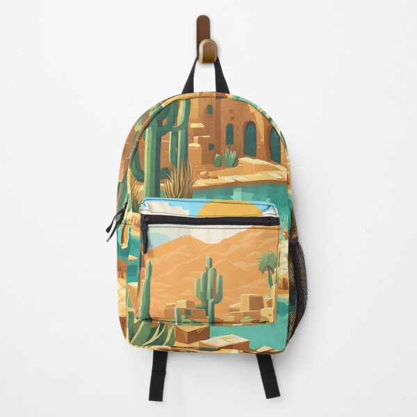 Item preview, Pixel Art Desert Oasis designed and sold by VeiledVision.