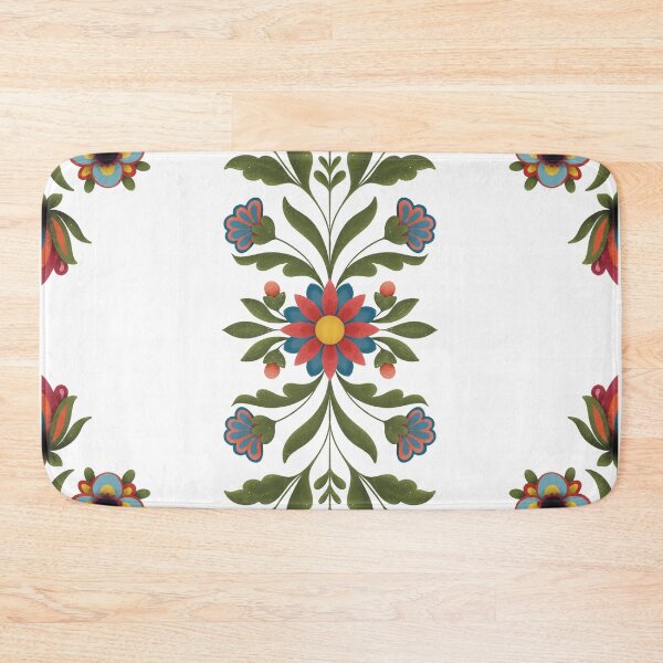 Item preview, Floral boho symmetrical pattern designed and sold by marie-inks.