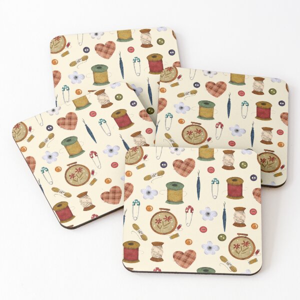 Item preview, Tailoring tools print designed and sold by pinkyfish1010.