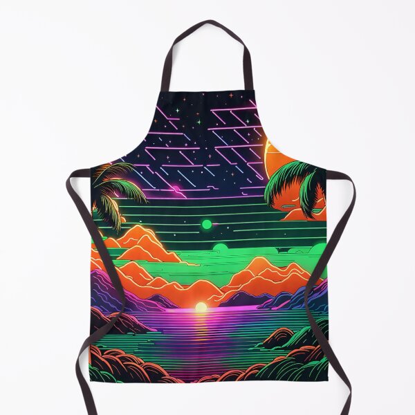 Item preview, Neon Retro Beachside designed and sold by VeiledVision.
